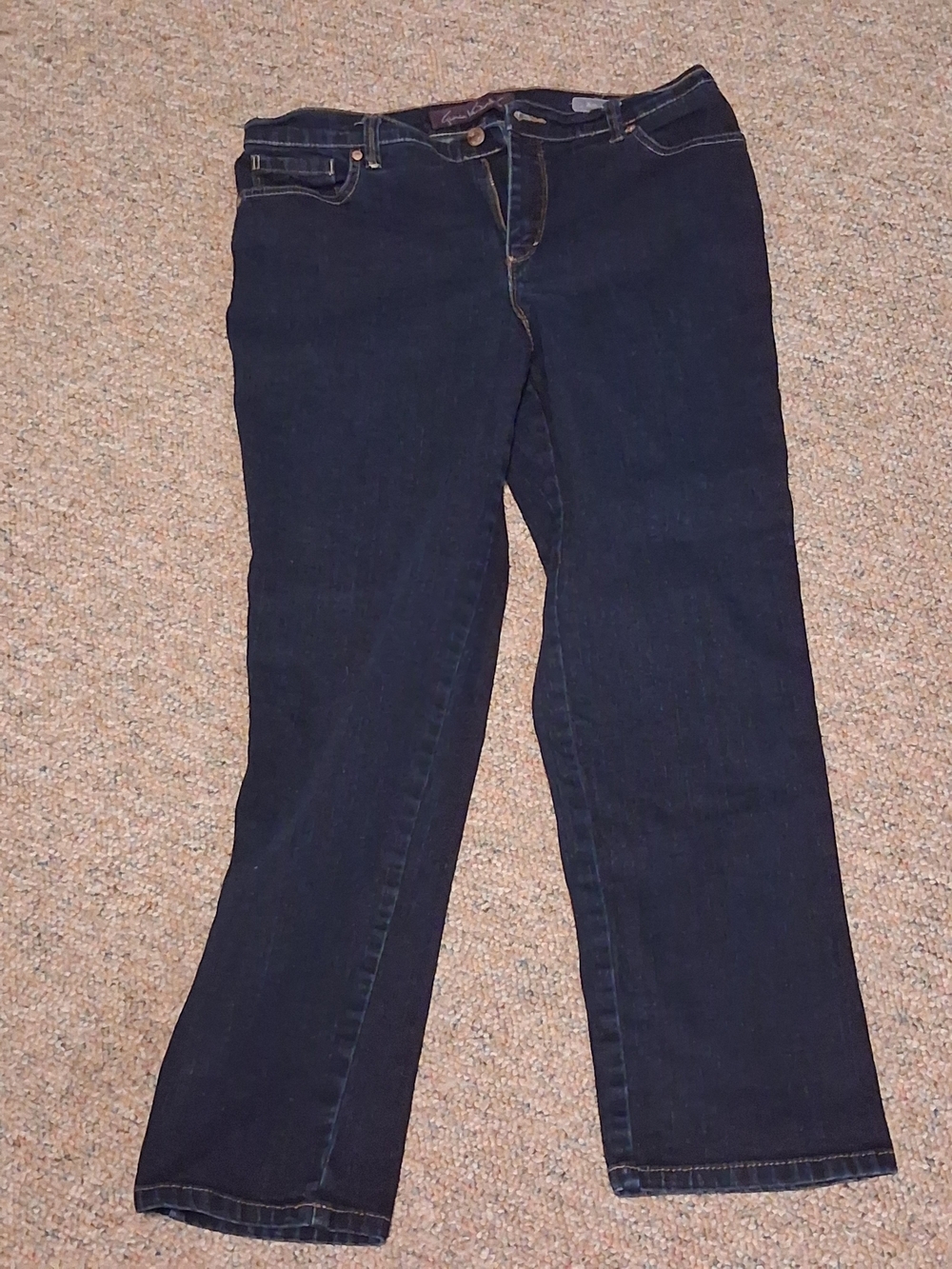 Gloria Vanderbilt Dark Blue Flare Jeans
